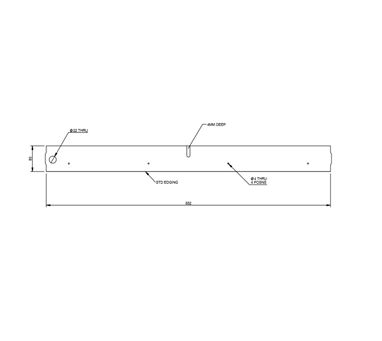 UN4 Fixed Bed Locker Hinge Panel