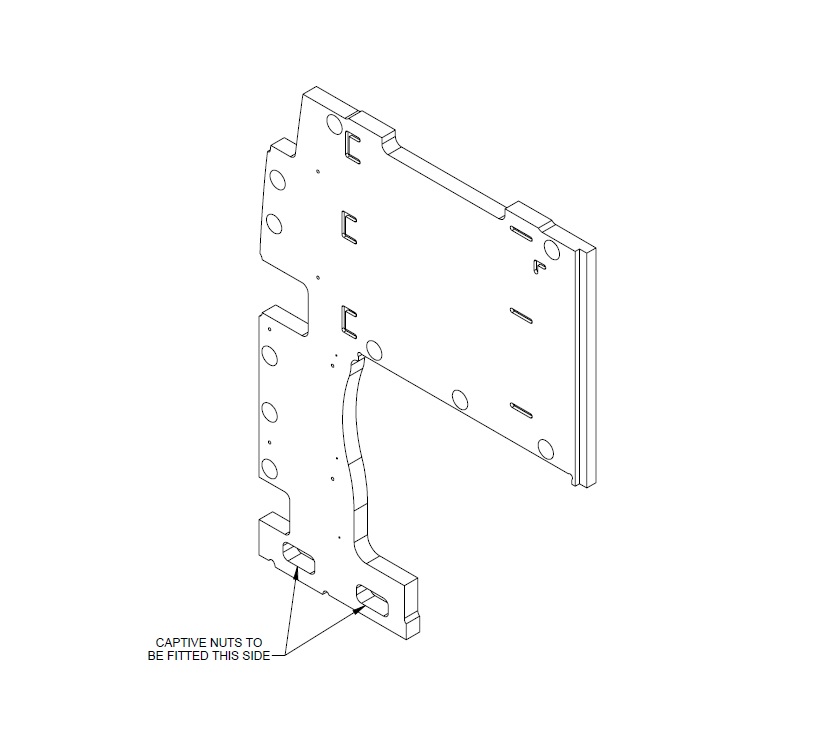 Read more about UN5 Unicorn V COD Chest of Drawers Side Panel O/S (Revision A09, to suit Big Bear front blinds) product image