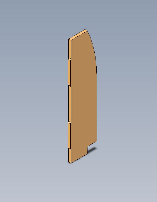 Read more about PS6 STD G-SHAPE LOUNGE BULKHEAD SUPPORT N/S product image