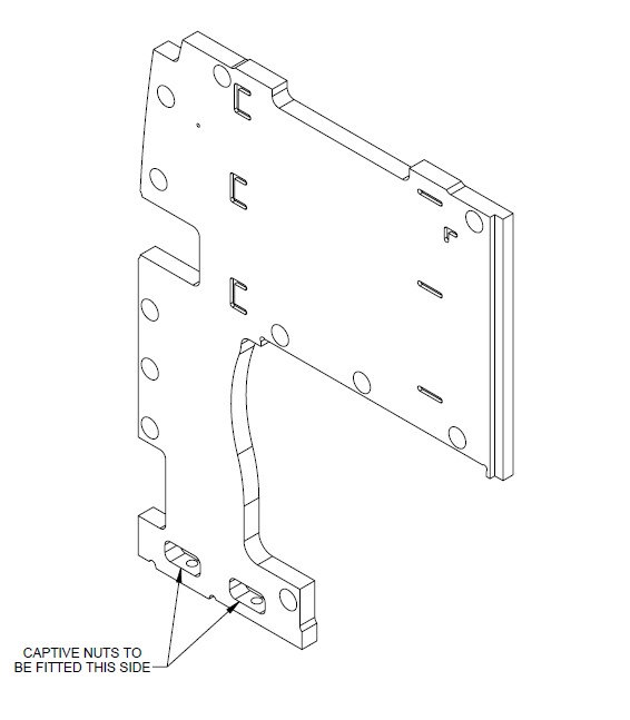 AG2 Alicanto Grande II COD Chest of Drawers Side Panel N/S (Revision C03, to suit Hartal front blinds)