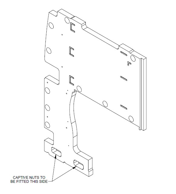 Read more about UN5 Unicorn V COD Chest of Drawers Side Panel O/S (Revision C02, to suit Hartal front blinds) product image