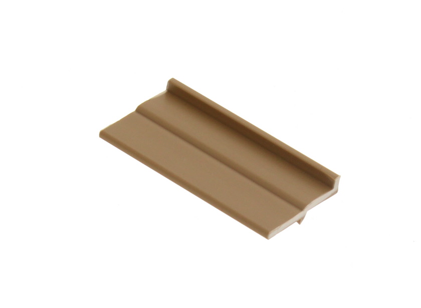 PVC Door Catch Receiver 50 mm Walnut