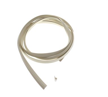 Cream Flexible PVC Bumper Gasket 2m Length