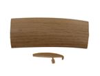 28mm off set T-Barb Walnut Foil per metre