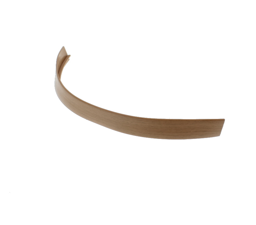 Flat Offset T Barb Walnut 28mm per mtr