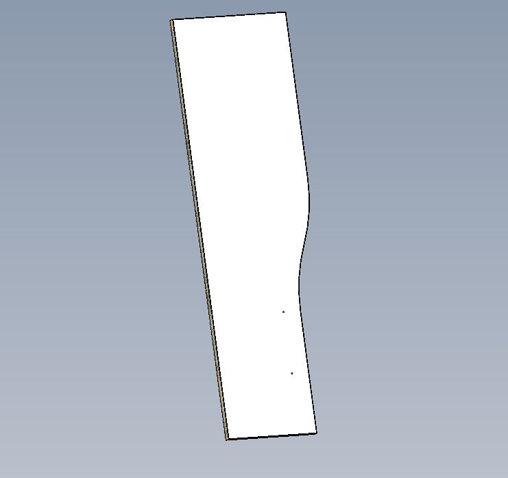 UN5 STD Rear Bedroom O/S Robe Door 1092mm