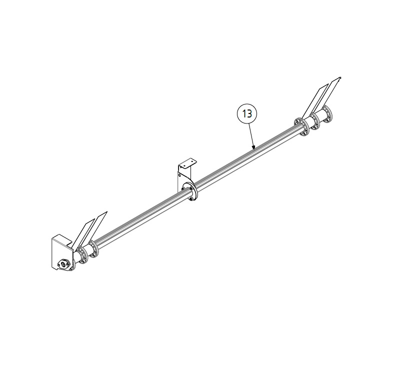 EV1 1600mm Drop Down Bed Motor Shaft