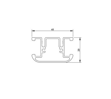 Central Spine For Fixed Bed 1762 mm 