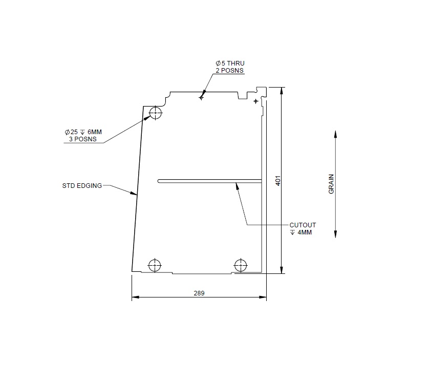 Read more about PT2 570-6 Rear N/S Locker Divider product image