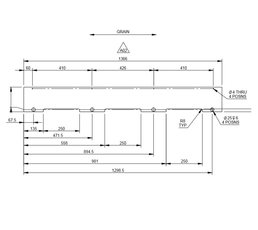 UN3 Cab Pam O/S Bedroom Heating Box Front