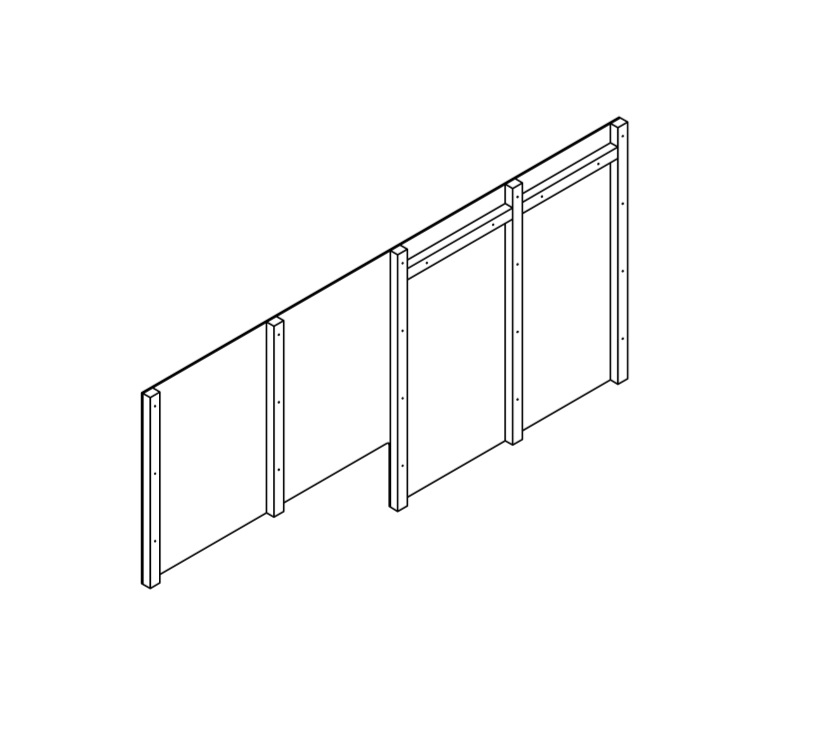 AH2 75-4 O/S Front Lounge Baffle Board (A01)