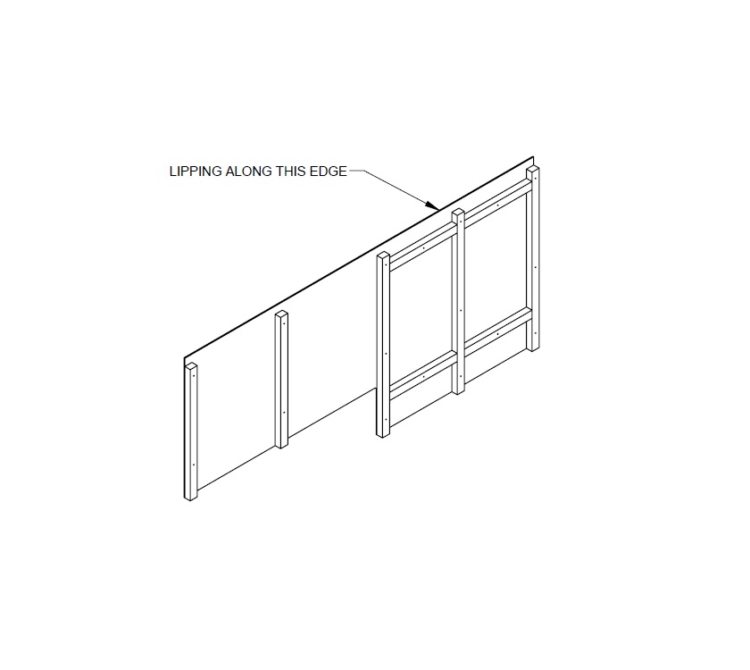 AH2 75-4 O/S Front Lounge Baffle Board
