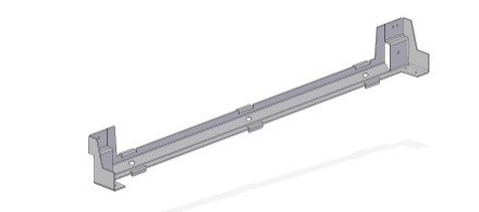 AH2 79-6 Drop Down Bed Black Wall Bracket