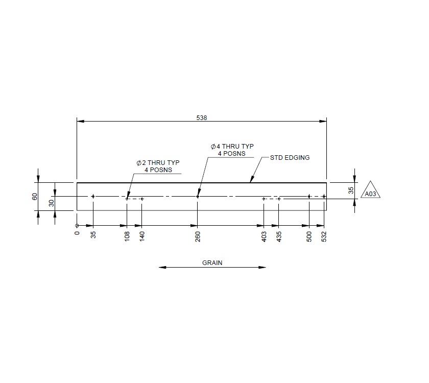 UN4 Pamplona Sideboard Unit Hinge Cheek
