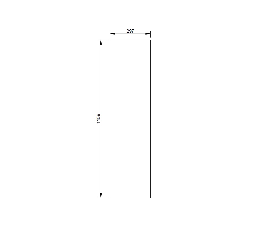 Read more about UN4 Barcelona Upper Dressing Cupboard Angled Panel product image