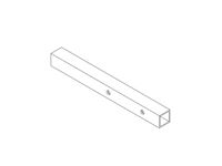 AE2 25x25mm MS SHS Table Extention Arm