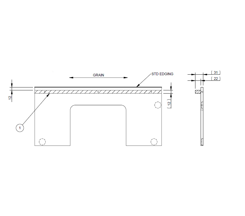 PX1 640 PDU Back Panel