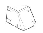 AE2 Wheel Box Cover Moulding