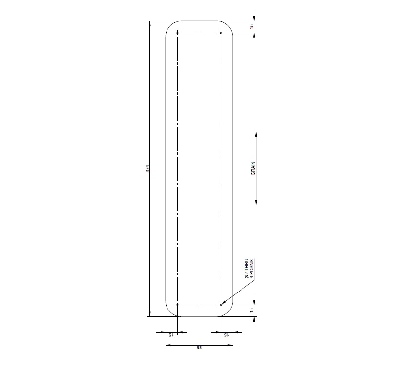 UN4 Cadiz TV Mount Block
