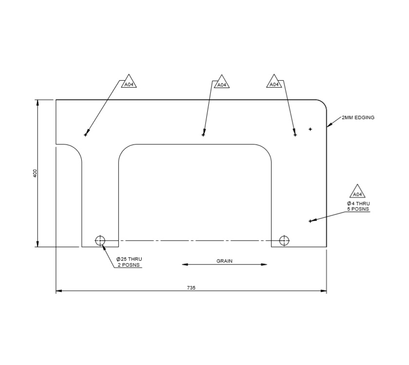 Read more about PX1 O/S Front Bunk End Panel product image