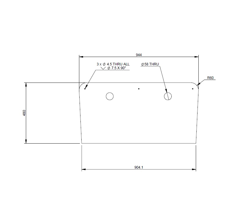 Read more about PS6 Roof Light Surround Centre Panel (Rev A01) product image