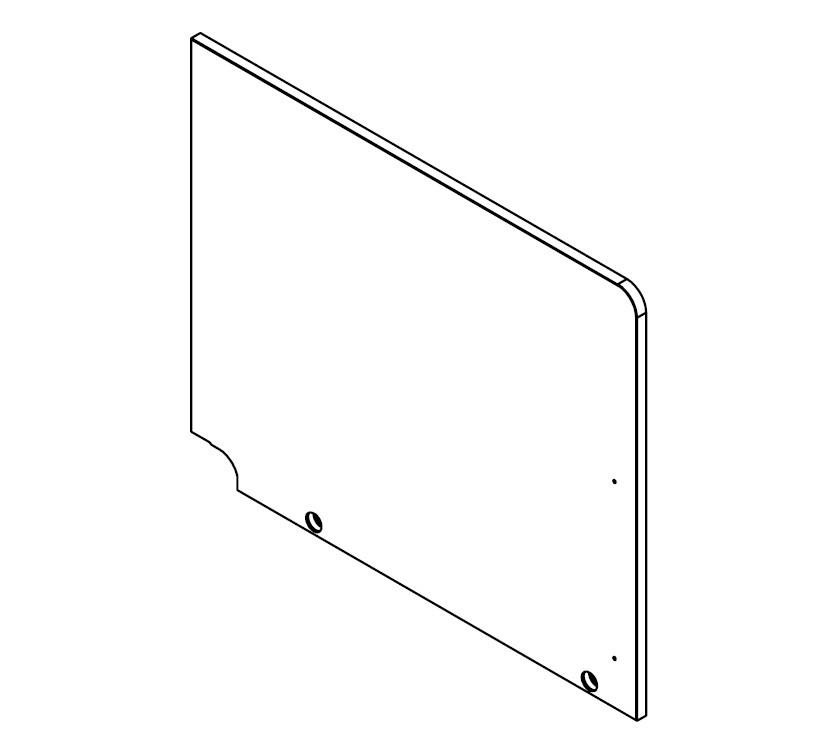 PX1 N/S Front Bunk End Panel