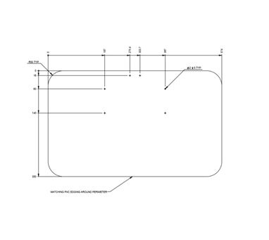 AL1 Lounge Table Extention (Top Only)