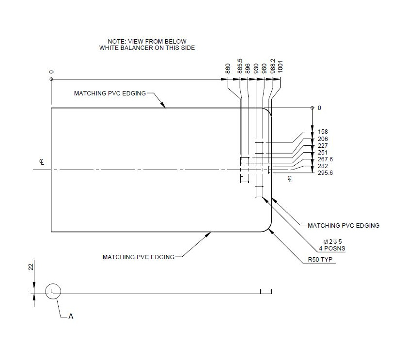 AL1 70-6 Dinette Table Top (Revision A01)