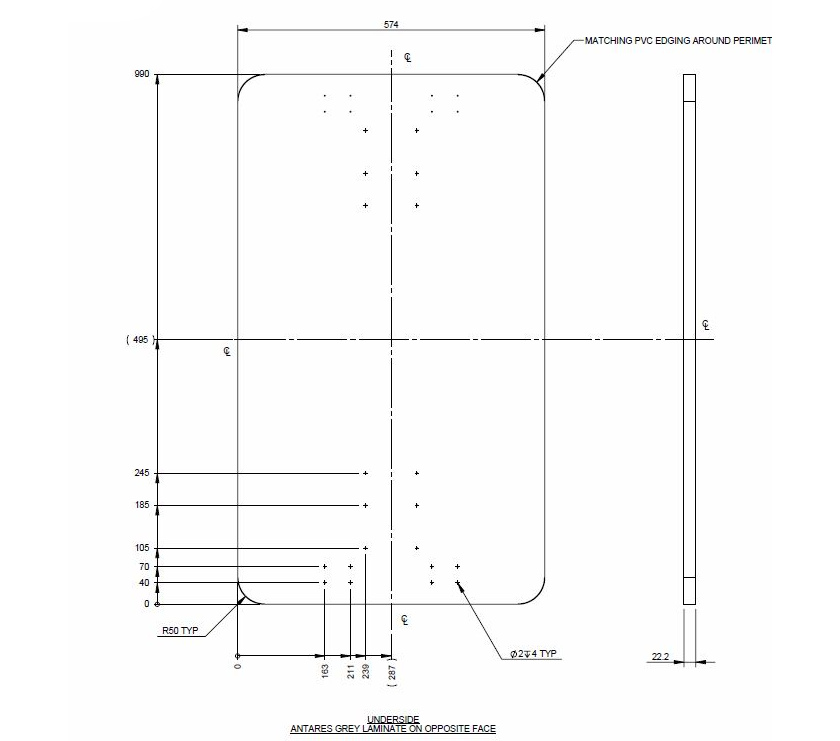 Read more about AL1 66-2 Free Standing Table Top (Revision A01) product image
