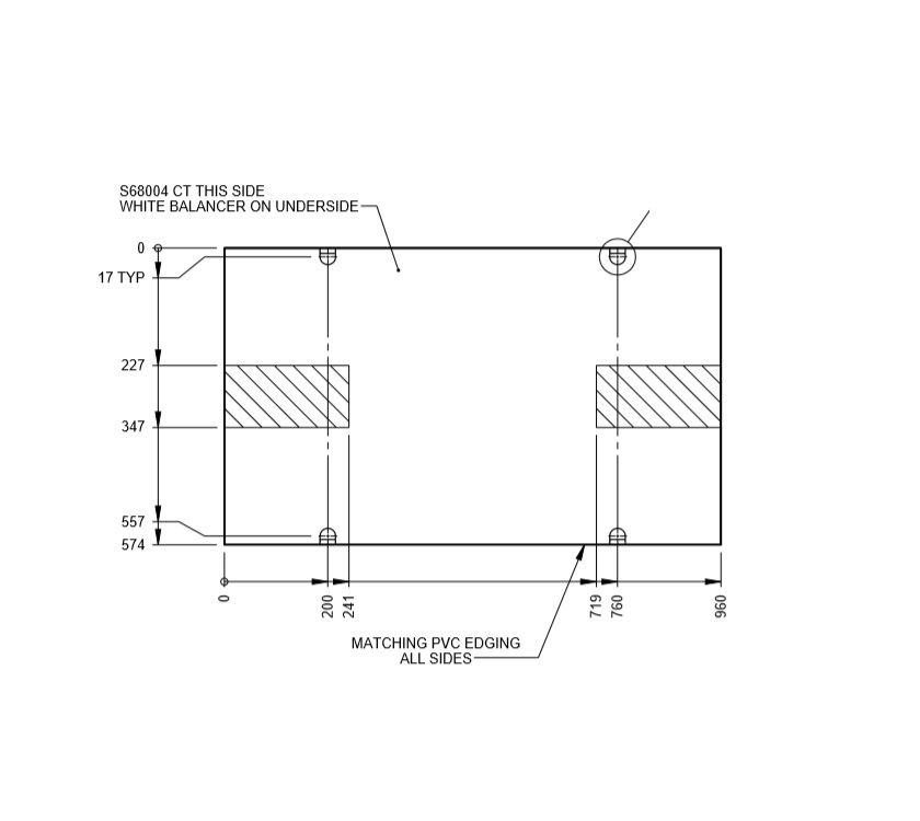 Read more about PS6 Folding Table Top Centre 960x574x22 (Rev A03) product image