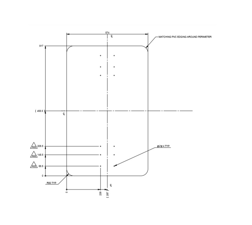 Read more about AL1 59-2 Front Lounge Table Top (Revison A02) product image