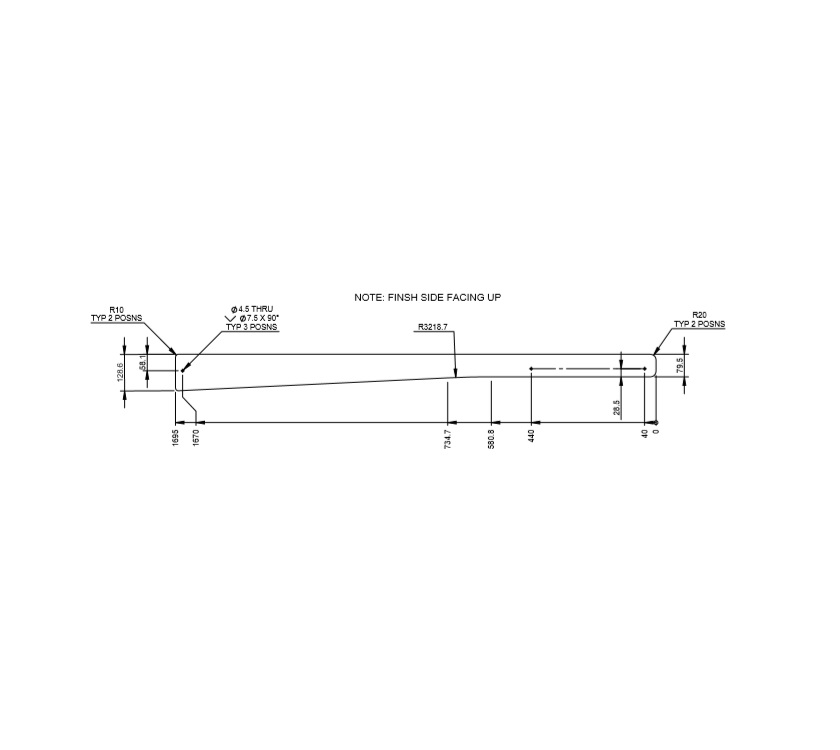 Read more about AG1 Roof Light Surround L/H Leg (Revision A01) product image