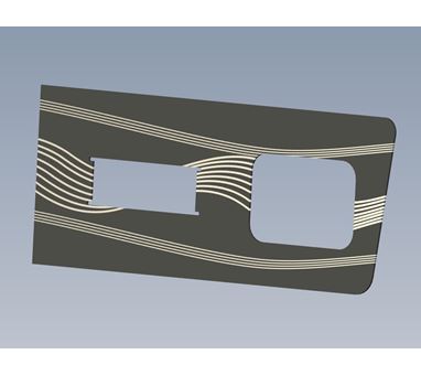 AH3 STD Over Door Control Panel Fascia