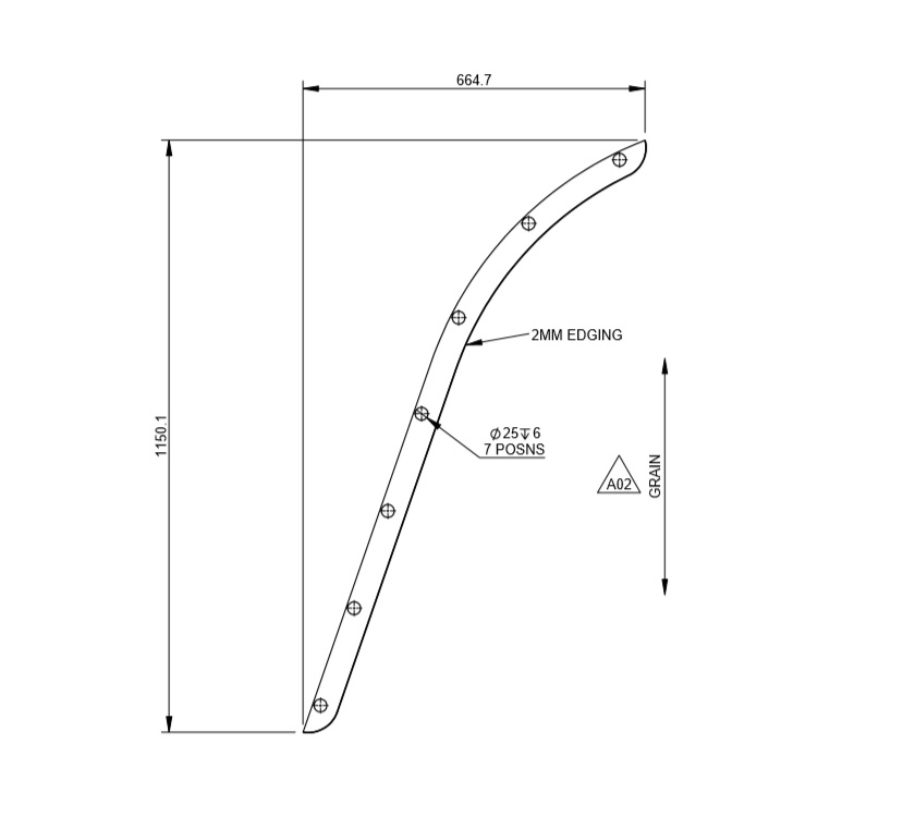 DY1 Front Blind O/S Fascia