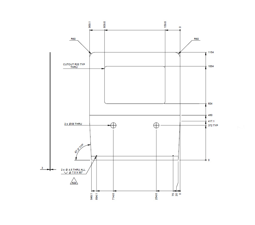 Read more about AG1 Roof Light Surround Body (Revison A04) product image