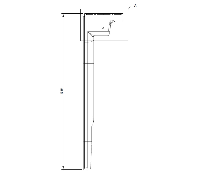 AH3 N/S Internal Pillar Moulding