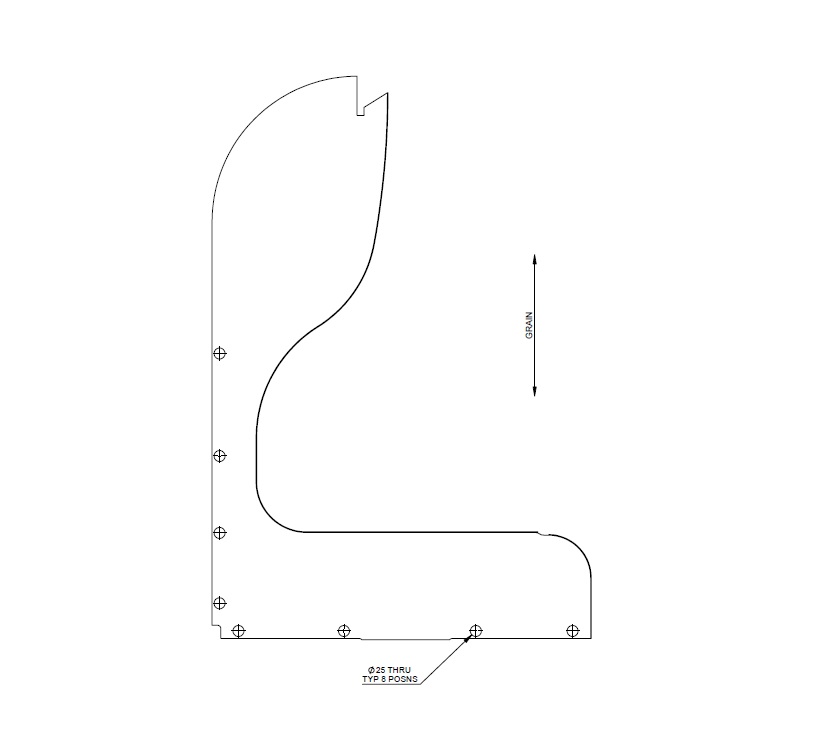 Read more about AH3 79-4T Bedroom Centre Unit L/H Cheek product image