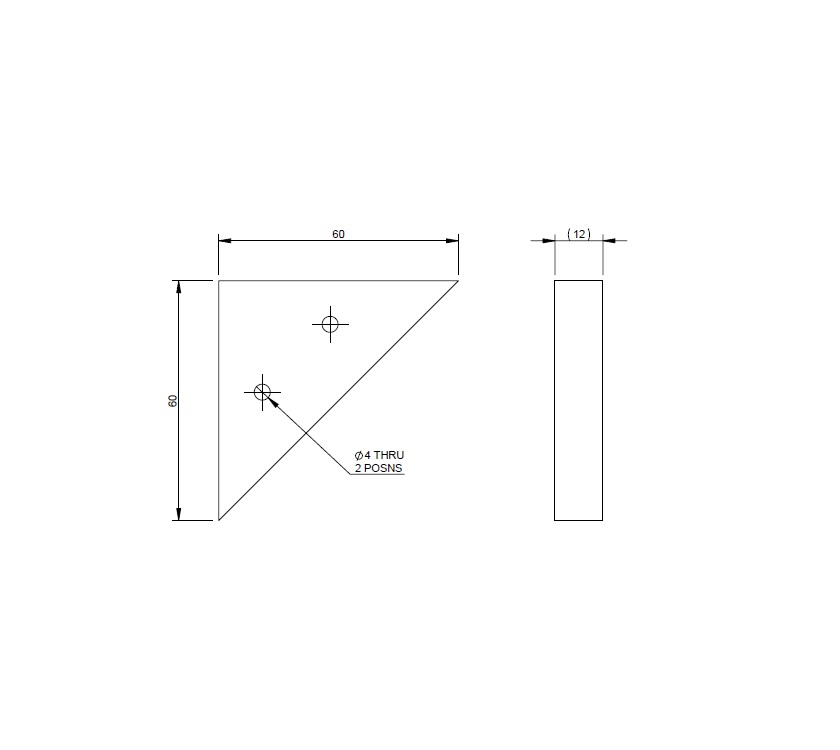 EV1 Adamo Table Corner Stop