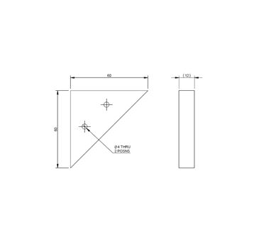 EV1 Adamo Table Corner Stop