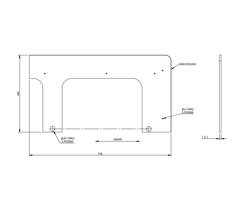 Phoenix + O/S Front Bunk End Panel