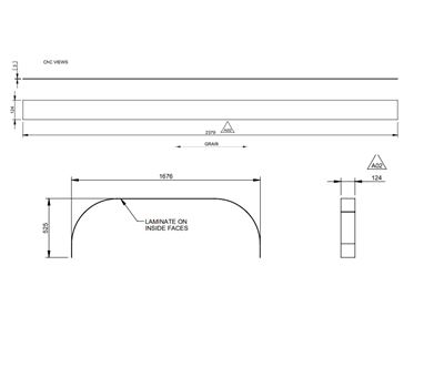 EV1 STD Lower Cabtop Front Fascia