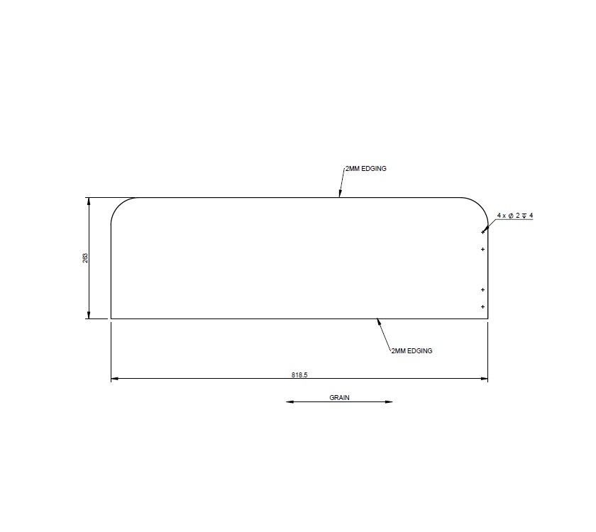 Read more about EV1 75-4 Fall Out Board Front O/S product image