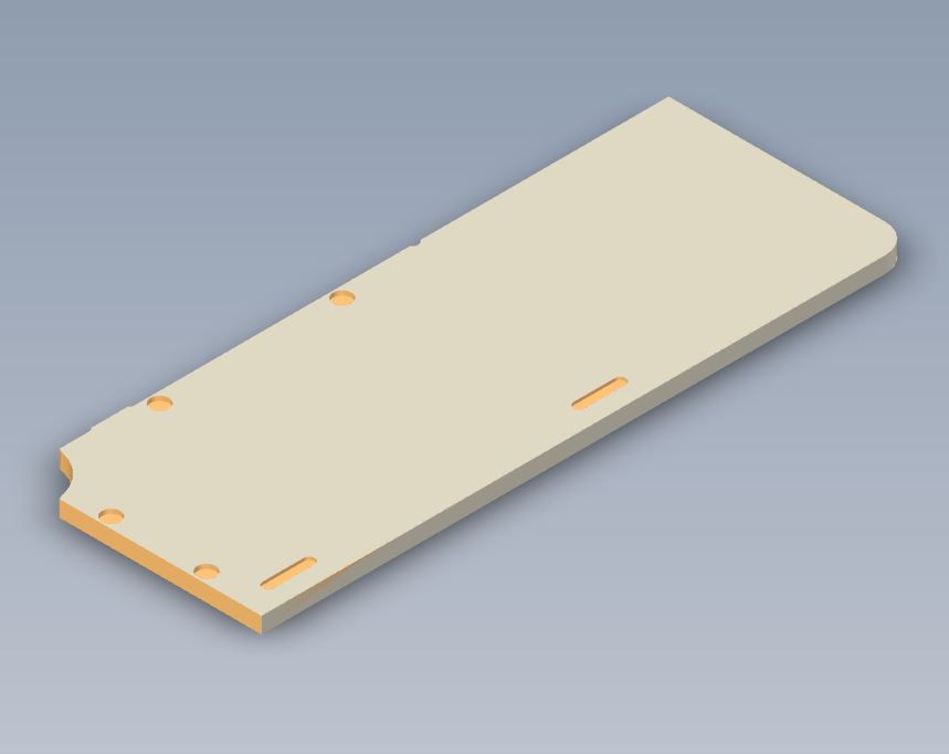Read more about UN5 STD REAR BEDROOM N/S BED WORKTOP product image