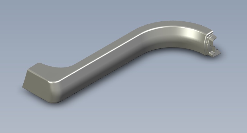 AH3 Over Cab U Moulding N/S