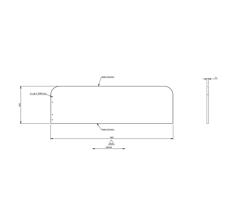 Read more about EV1 75-4DL Fall Out Board Back Cheek product image