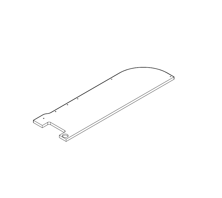 AH3 79-4 Front Lounge Travel Seat Curved Cap (A06)