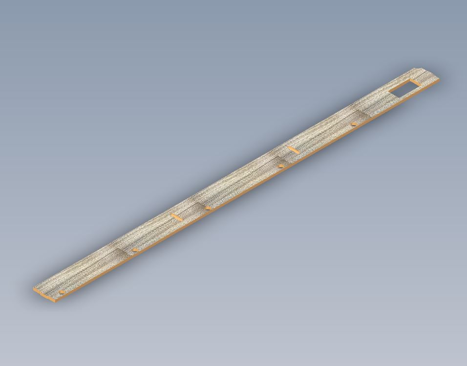 UN5 VIGO BEDROOM PELMET SHELF