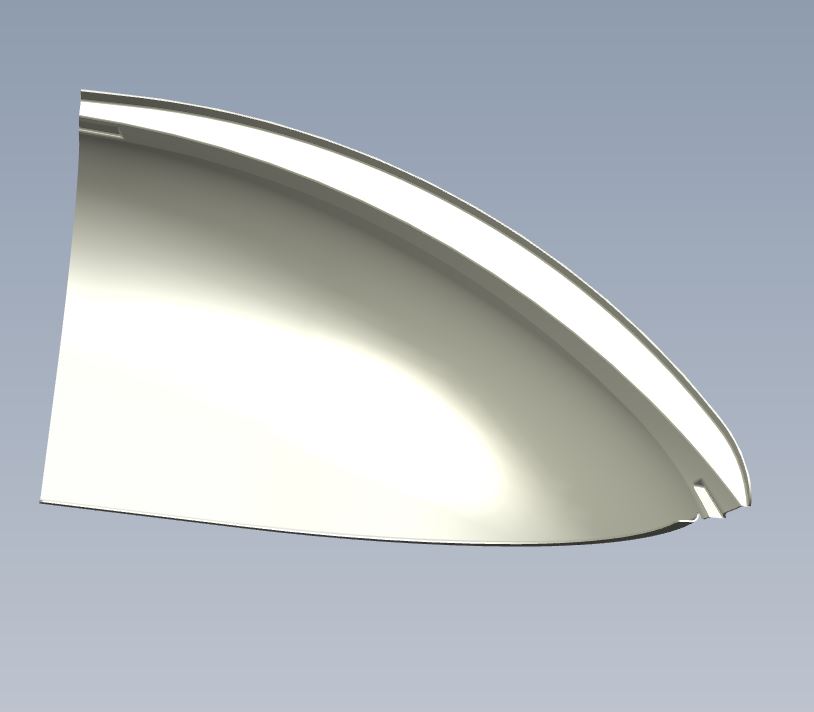 STD N/S CAB STORAGE MOULDING
