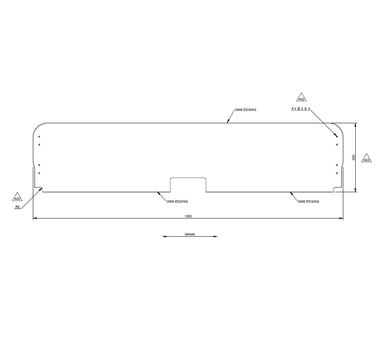 EV1 75-4DL FALL OUT BOARD CHEEK