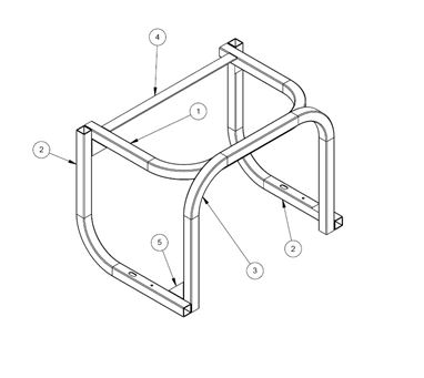 TRAVEL SEAT BASE FRAME (ISOFIX)